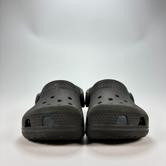 Crocs Classic Clog Black Slip On Comfort Sandals Lightweight Shoes Kids Size 5 - Picture 2 of 9